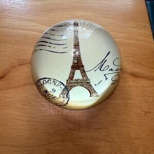 Eiffel Tower Paris Paper Weight Eccolo World Traveler Desk Accessories Gift